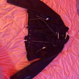 Leather Jacket cropped